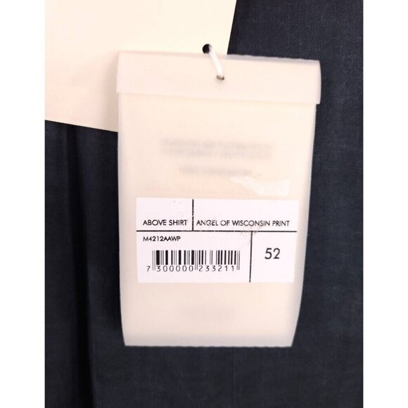 Our Legacy Angel of Wisconsin Above Shirt Size 52, US 42 Large Mens Black NWT - Picture 10 of 16